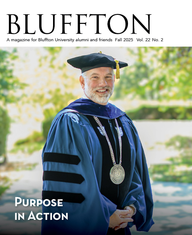 Bluffton magazine Bluffton magazine cover, fall 2025