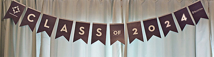 Graduation banner 2024