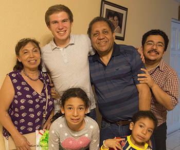 Blake Hershberger and his Guatemalan family