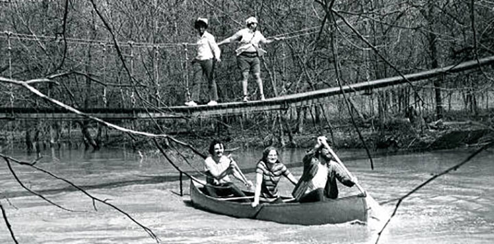 Riley Creek and the Swinging Bridge