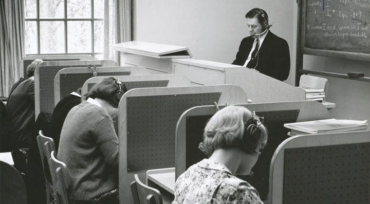 Classroom photo from archives