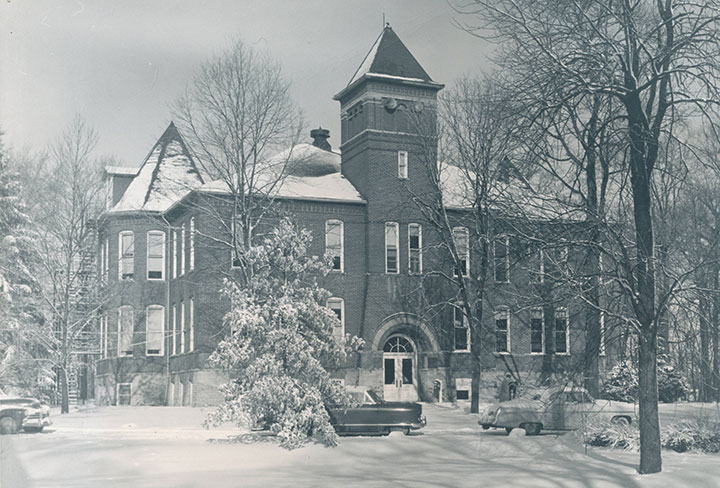 Old photo of College Hall