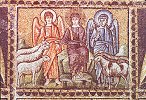 Detail: Jesus, sheep and goats
