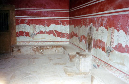 palace of knossos frescoes