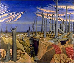 John Nash, Oppy Wood, 1917