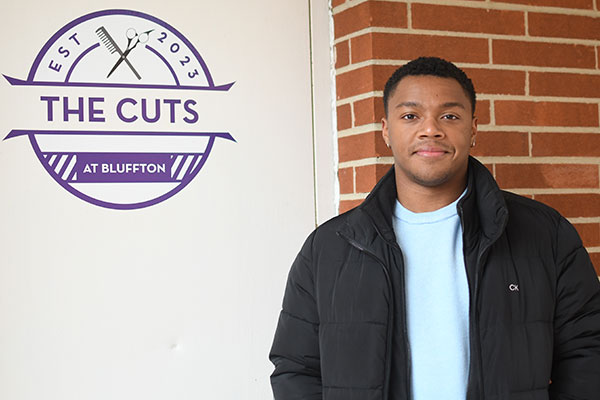 Thanks to Edward Hardaway '23, MAEd '26 The Cuts at Bluffton, an on-campus hair salon/barbershop staffed by hairstylists from FreshNFaded, is open for Bluffton and Findlay students.