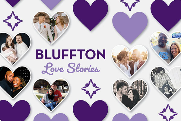 A sampling of love stories that began on Bluffton's campus.