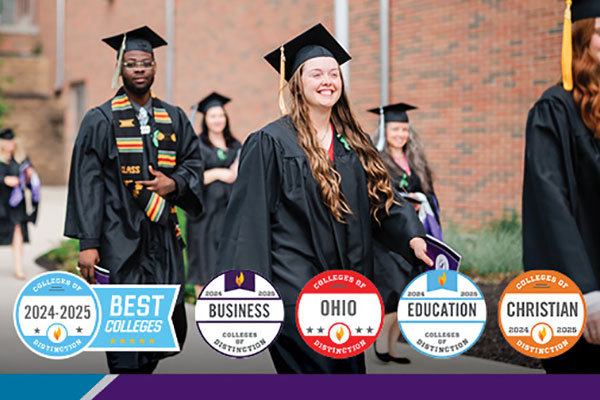 Bluffton has consistently been recognized as a College of Distinction since 2019-20. 