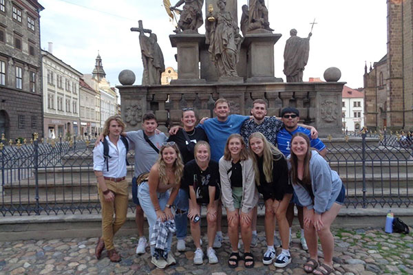 Students explored the Czech Republic, a former part of the Soviet Republic Czechoslovakia, that reflects remnants of a socialist past alongside a newer capitalist mentality.