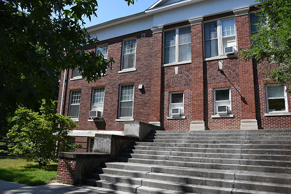 The vacant Berky Hall will be demolished in spring 2025. Funding is being provided by a grant from Allen County Land Bank.