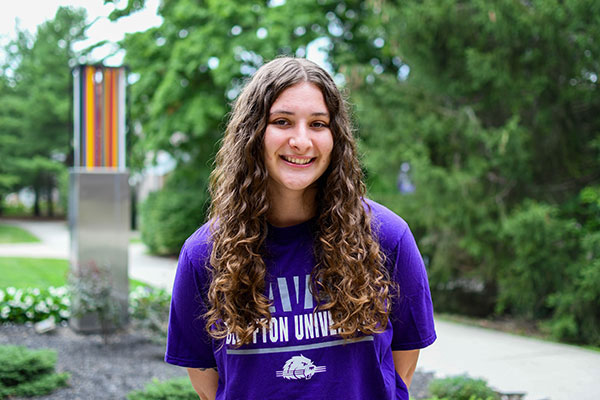 Hannah Plesac was one of only six students chosen for a summer dietetics internship at Purdue University.