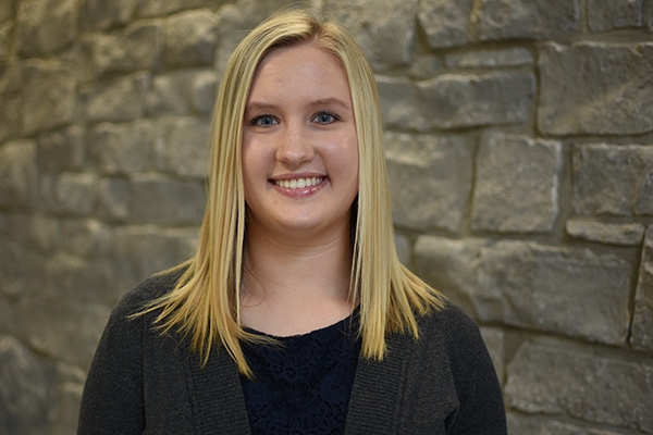 Early childhood education major Makayla Noble '19